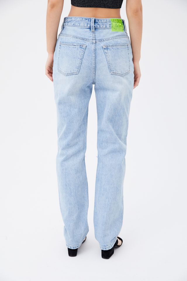 ZGY DENIM Hi Mum High-Waisted Straight Leg Jean #2