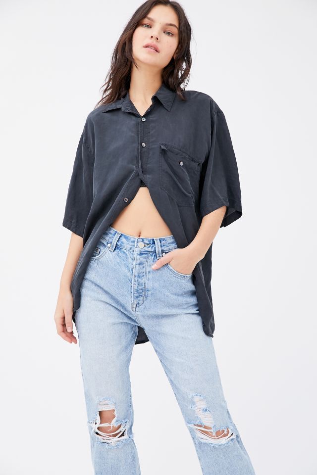 ZGY DENIM Hi Mum High-Waisted Straight Leg Jean #3