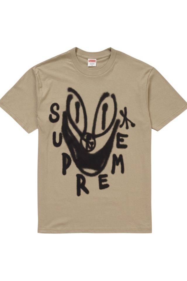 Supreme Spray Paint Smile Shirt - High-Quality Printed Brand