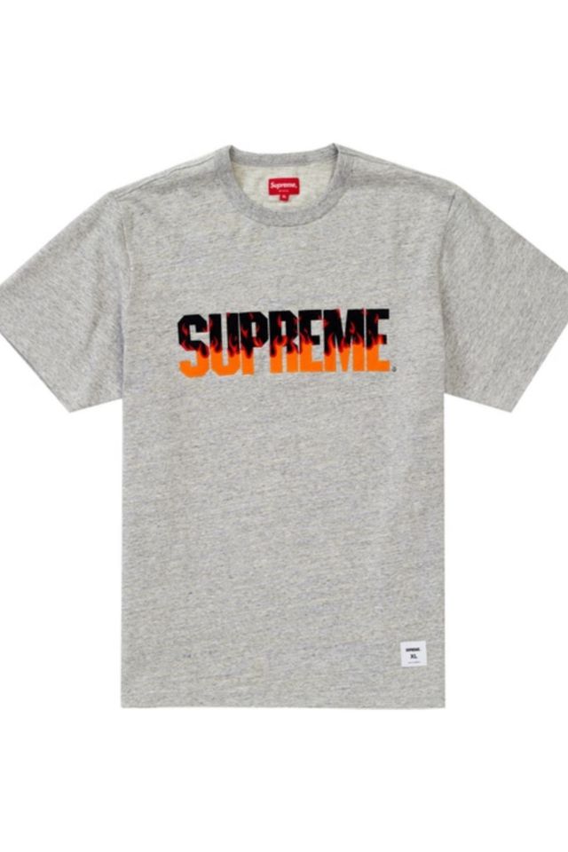 Supreme flame 2024 t shirt