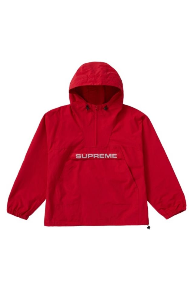 Supreme - Supreme Heavy Nylon Anorak Red | Urban Outfitters