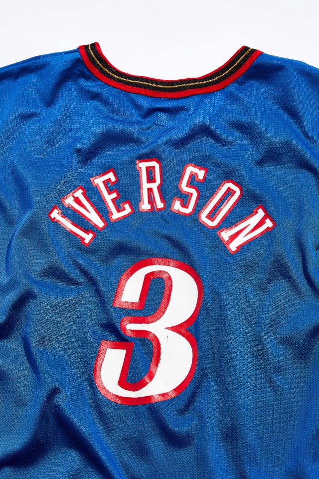 Vintage Philadelphia 76ers Allen Iverson NBA Basketball Jersey #2