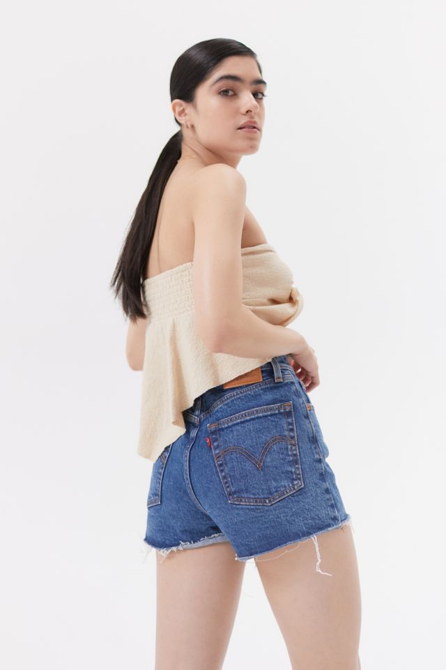 Levi’s Ribcage Denim Short - Charles Erosion #1