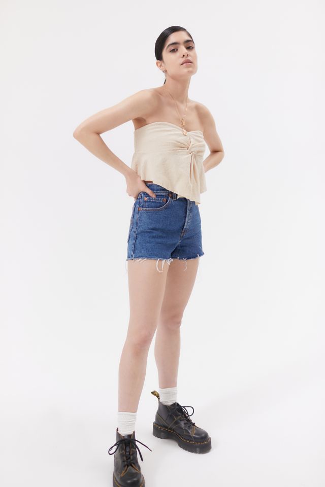 Levi’s Ribcage Denim Short - Charles Erosion #3