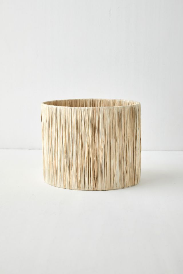 Wrapped Seagrass Lamp Shade #1