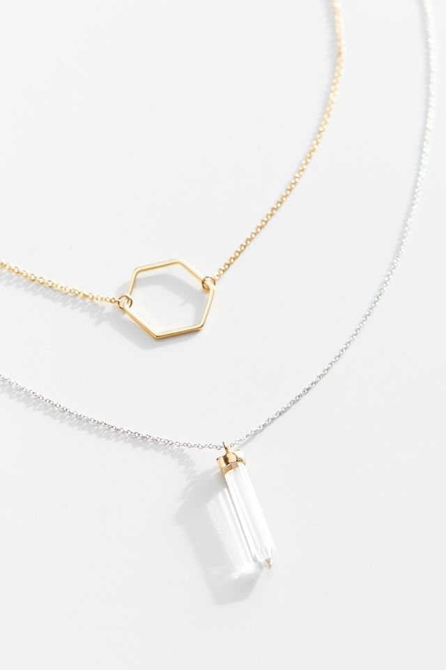 Luna norte quartz necklace deals