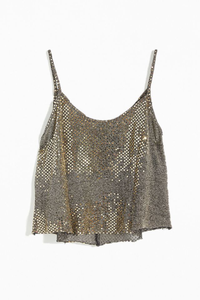 Flowy sequin sale top