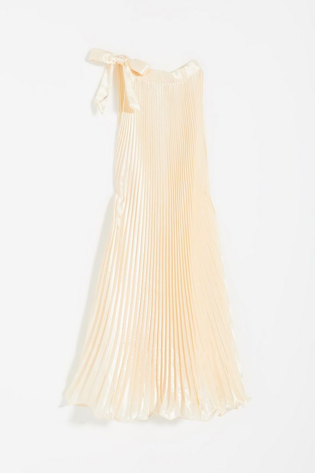 open lace back dress Madly In Love Accordion Pleated Dress  Bellisima by Ashley Maria