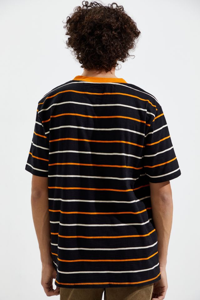 GUESS Stripe Embroidered Text Tee  #5
