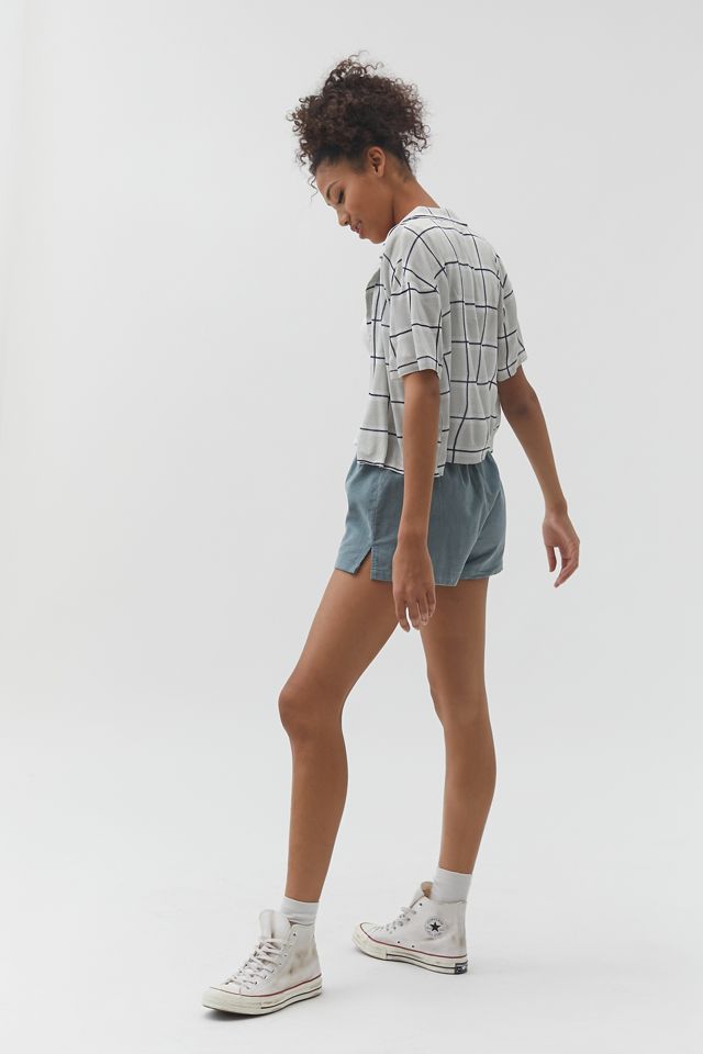 UO Harper Crepe Button-Down Shirt #2