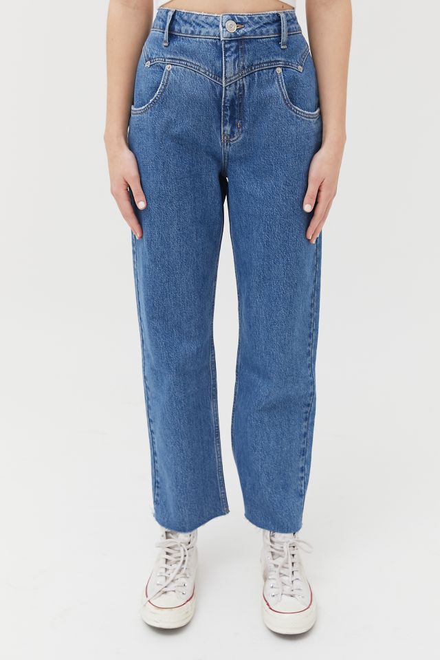 Jean Droit Taille Haute Western BDG #3