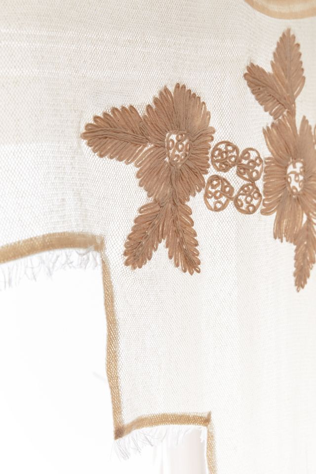 Floral Mesh Valance #2