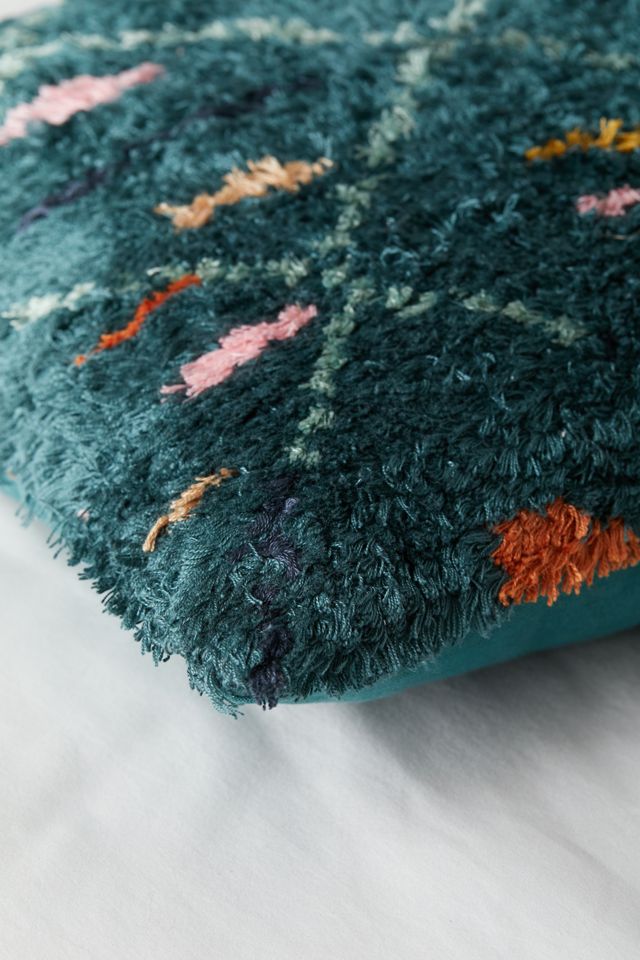 Tegan Shag Throw Pillow #1