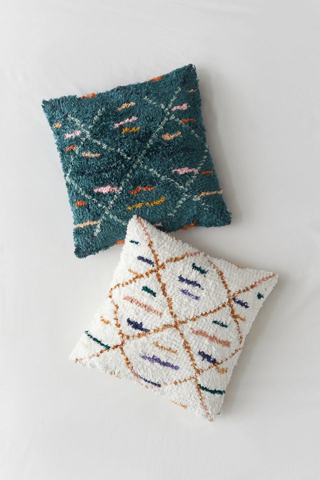 Tegan Shag Throw Pillow #2