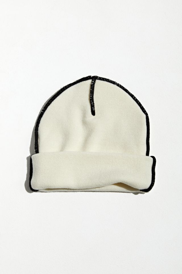 UO Contrast Stitch Beanie #1
