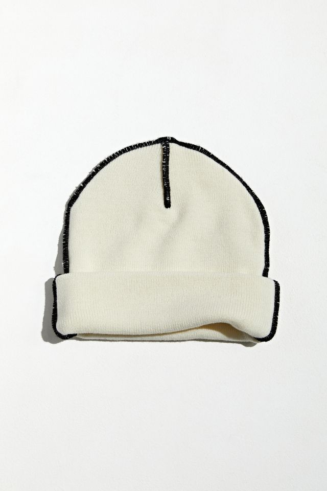 UO Contrast Stitch Beanie #3