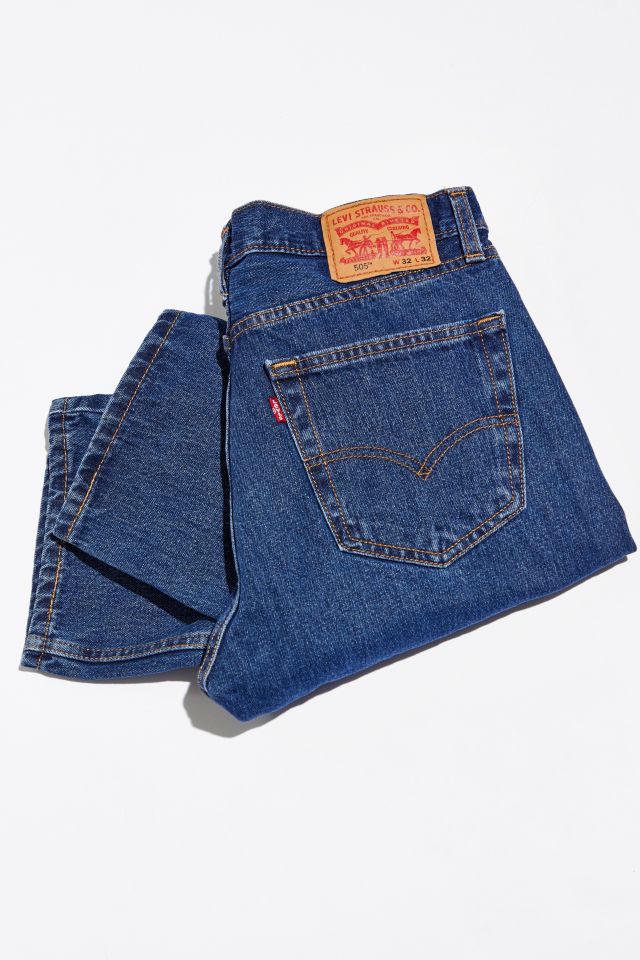 Levi’s 505 Regular Dark Wash Straight Jean #5