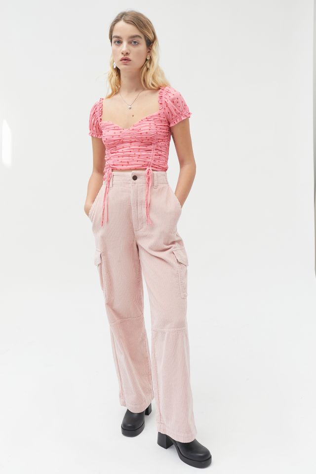 Tiger Mist Toronto Ruched Cropped Top #2