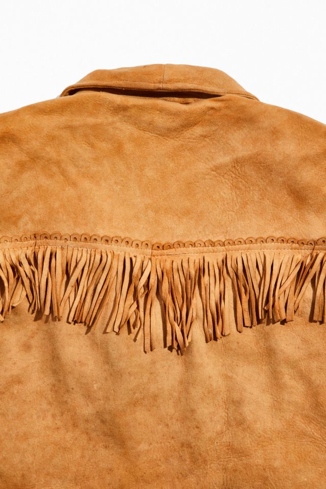Vintage Leather Fringe Jacket   #3