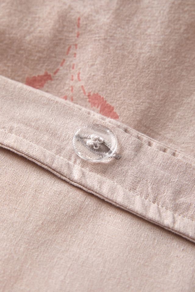Blossom Embroidered Floral Duvet Cover #5