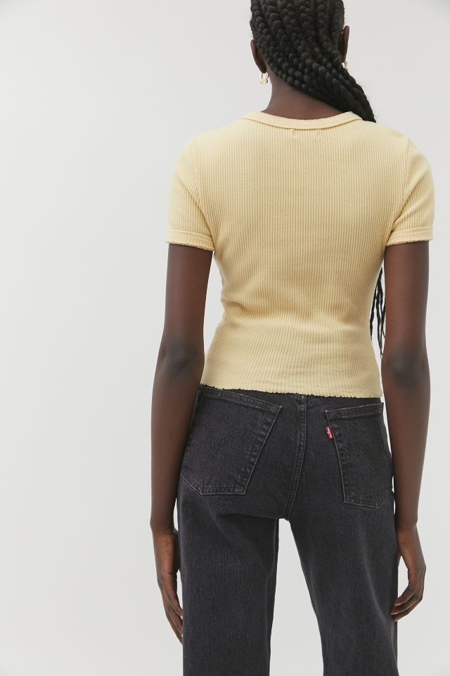 UO Perfect Ribbed Baby Tee #2