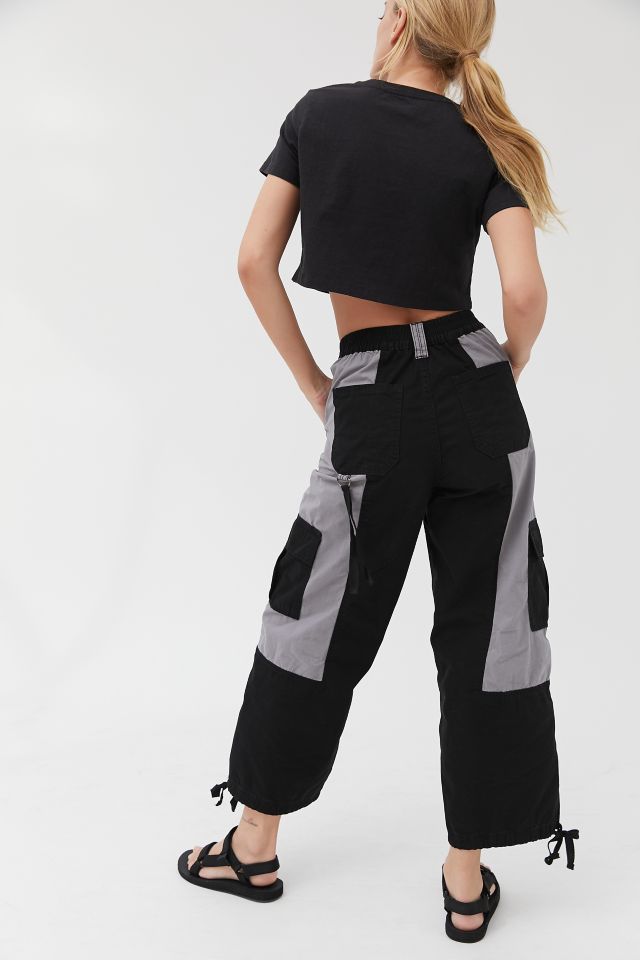 BDG Billy Colorblock Utility Pant – Black #1