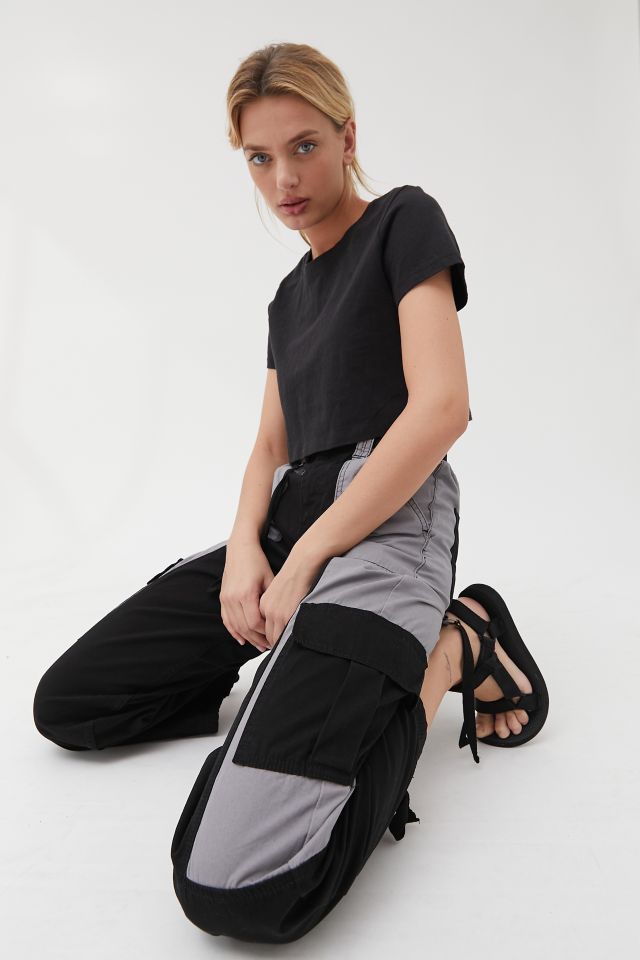 BDG Billy Colorblock Utility Pant – Black #2
