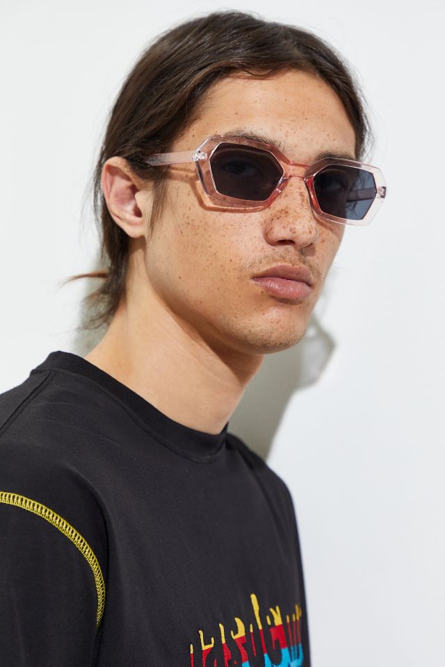 Mini Lunettes de Soleil Hexagonales en Cristal #1