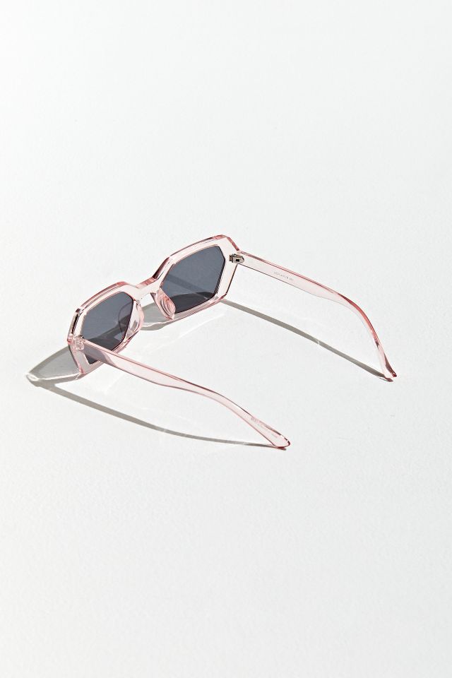 Mini Lunettes de Soleil Hexagonales en Cristal #4