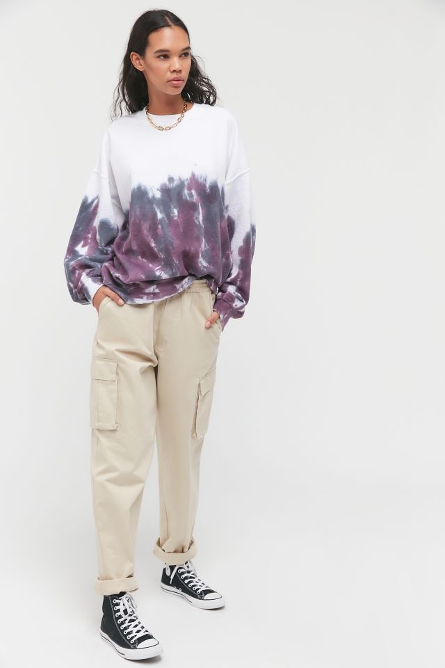 Urban Renewal Recycled Half-Dye Crew Neck Sweatshirt   #2