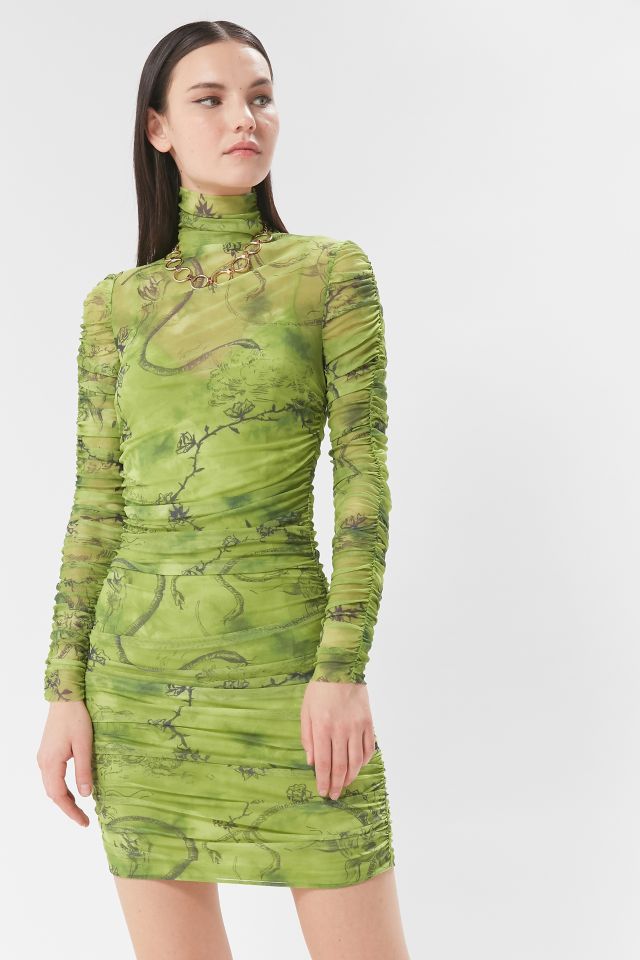I.AM.GIA Amara Ruched Mesh Mini Dress #2