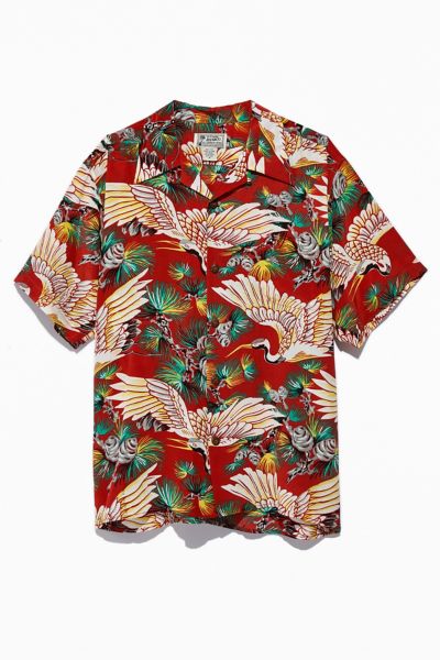 Avanti Designs Hawaiian Thousand Years Silk Short Sleeve Button-Down ...