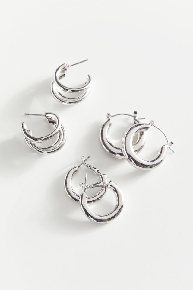 Everyday Silver Hoop Earring