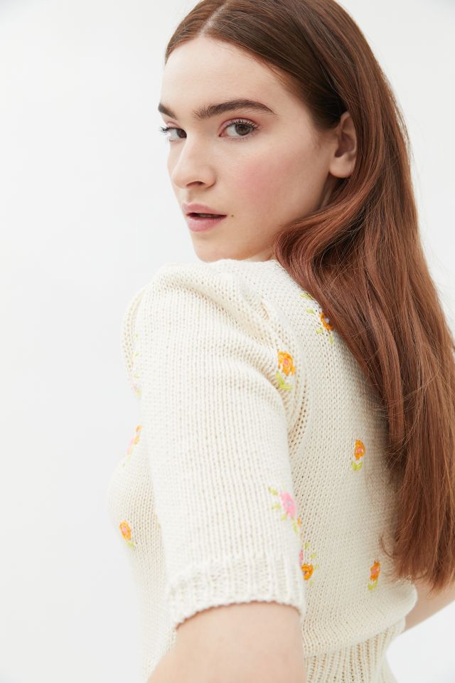 Tach Clothing Floral Knit Cardigan #2