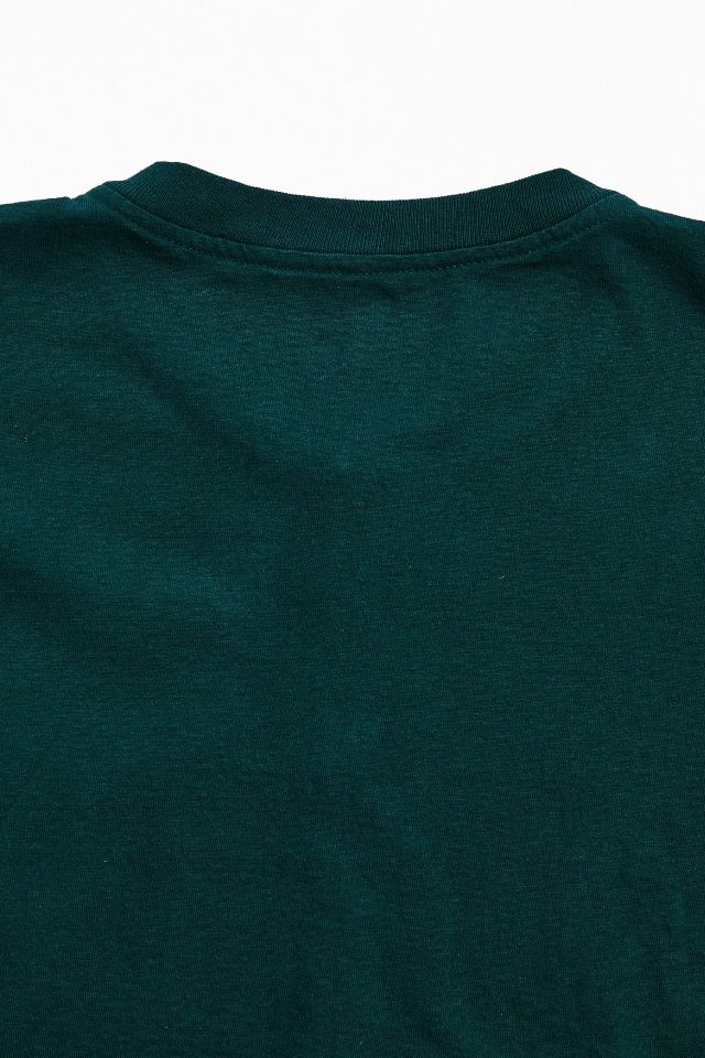 Vintage Carhartt Logo Dark Green Long Sleeve Henley Tee #2