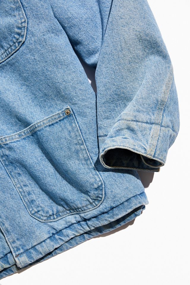 Vintage Plaid Lined Denim Jacket #2