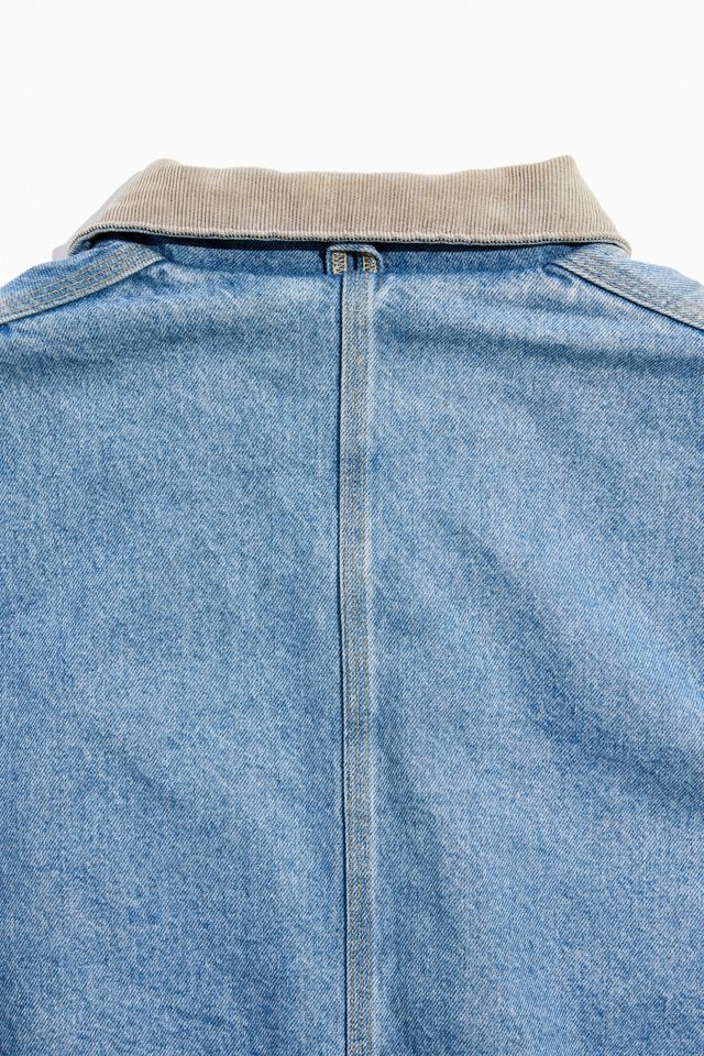 Vintage Plaid Lined Denim Jacket #3