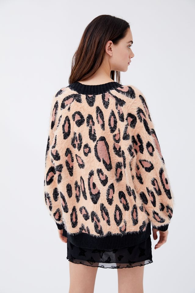 Minkpink leopard sweater best sale