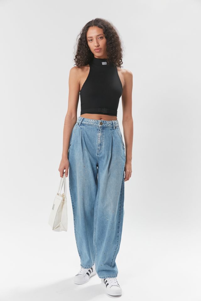 Wasted Paris Signature Turtleneck Cropped Tank Top #1
