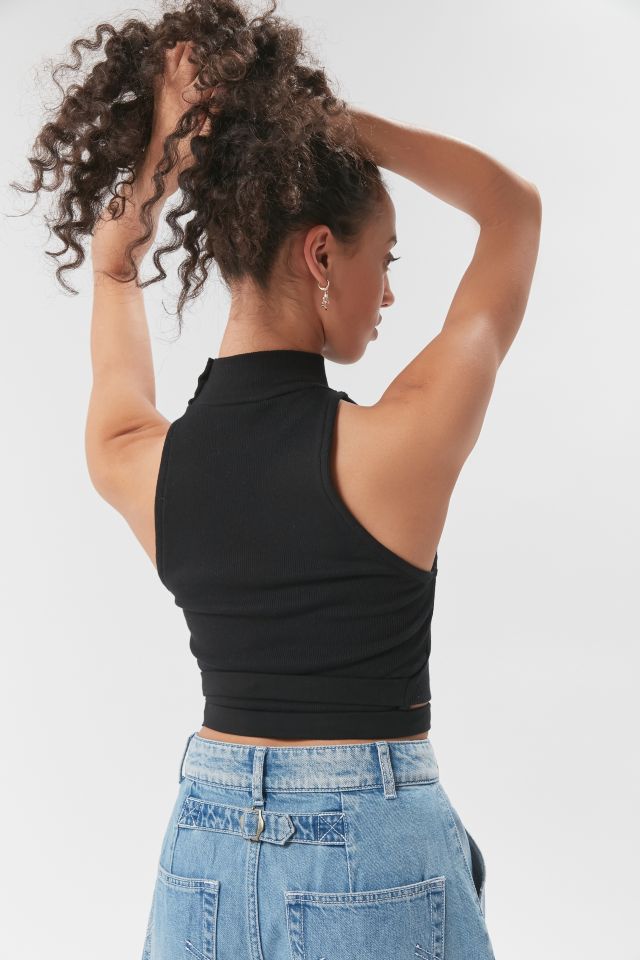 Wasted Paris Signature Turtleneck Cropped Tank Top #2