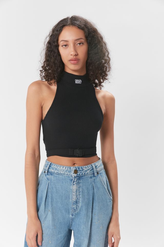 Wasted Paris Signature Turtleneck Cropped Tank Top #3