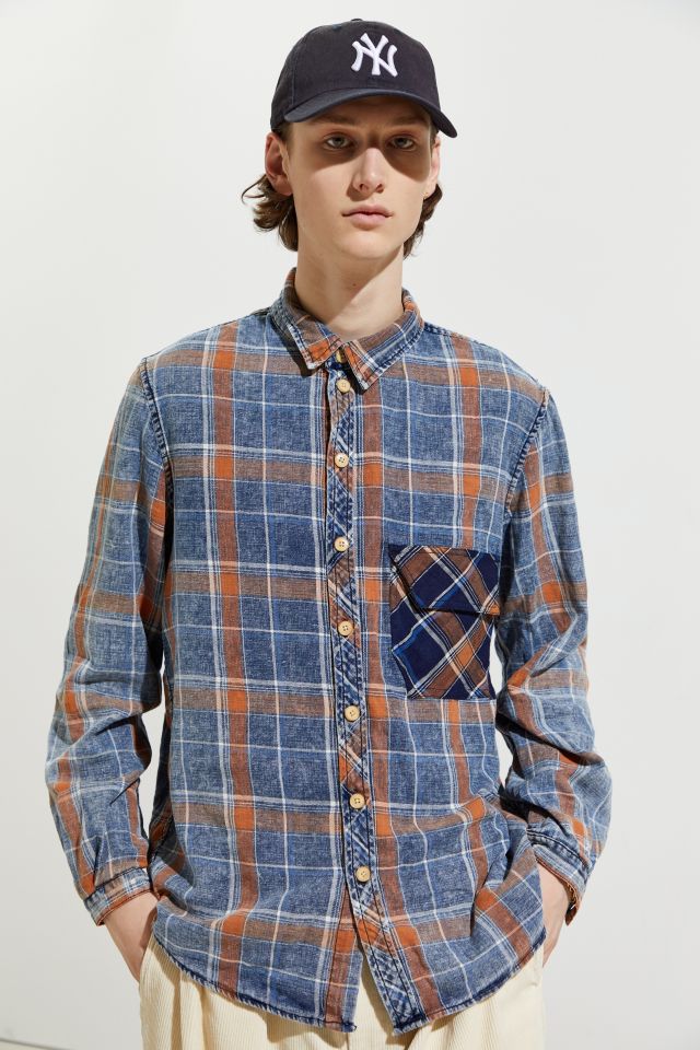 Fried Rice Reverse Plaid Button-Down Shirt | Urban Outfitters Canada