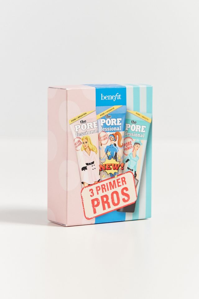 Benefit Cosmetics 3 Primer Pros Face Primer Mini Set #1