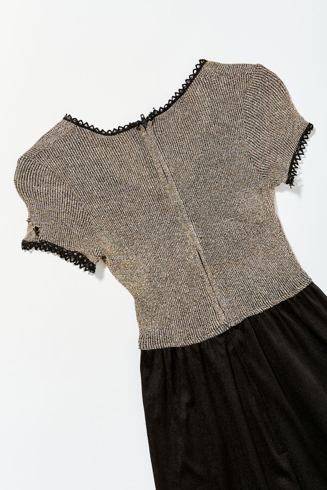 Robe scintillante à taille empire vintage  #1
