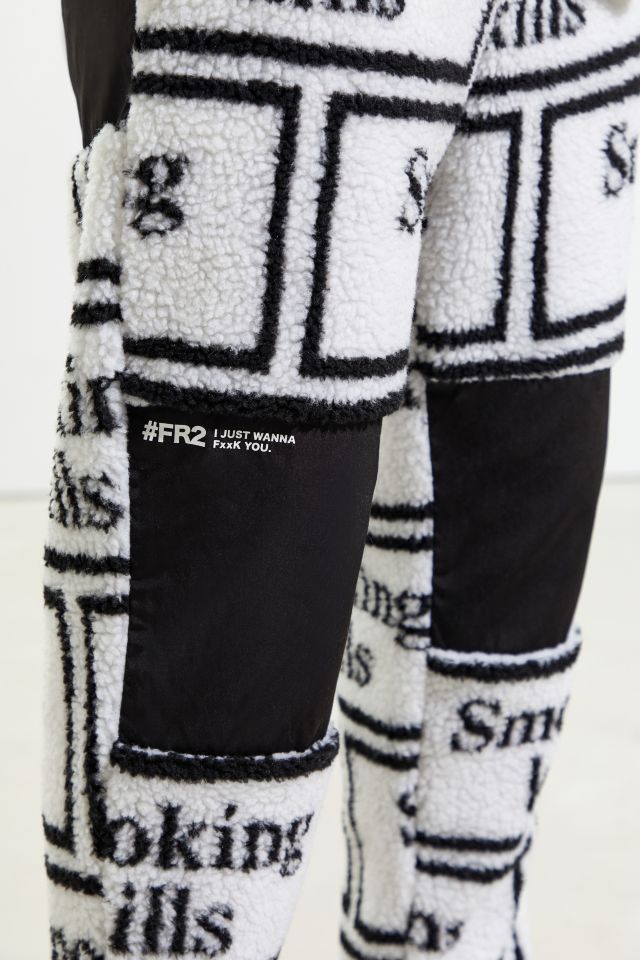 Fxxking Rabbits Smoking Kills Fleece Pant #2