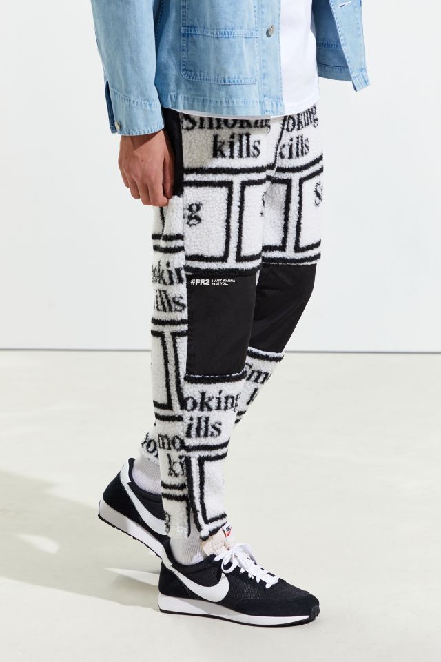 Fxxking Rabbits Smoking Kills Fleece Pant #3