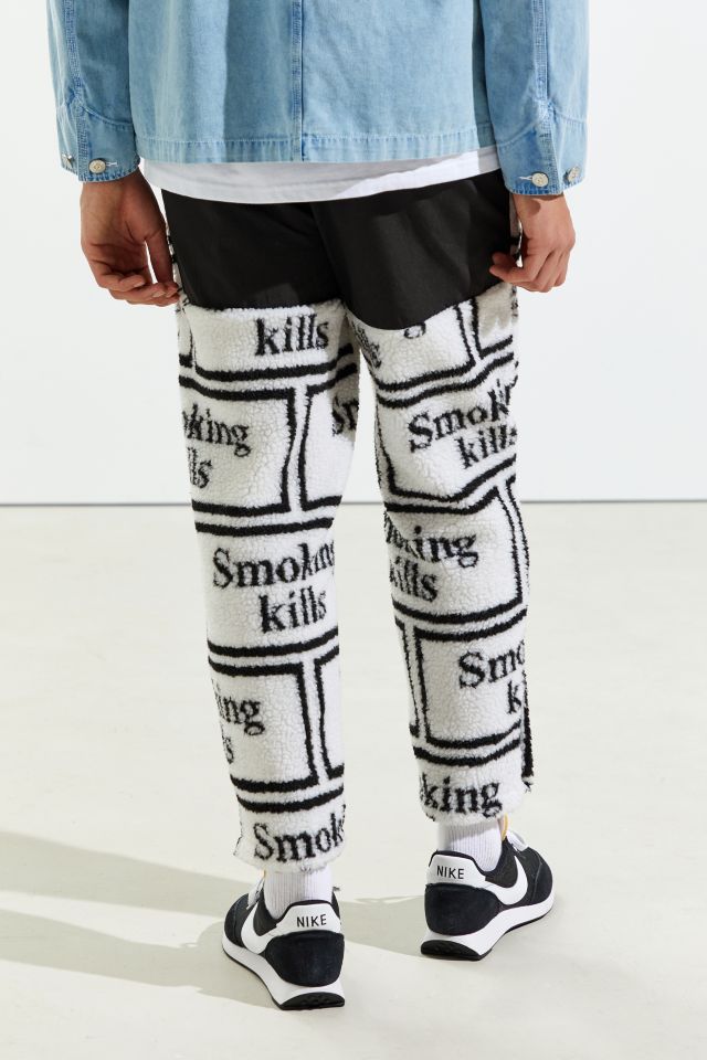 Fxxking Rabbits Smoking Kills Fleece Pant #5