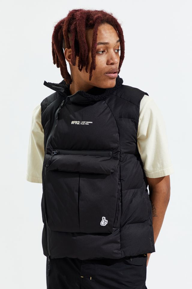 Fxxking Rabbits Photographer Padded Vest | Urban Outfitters