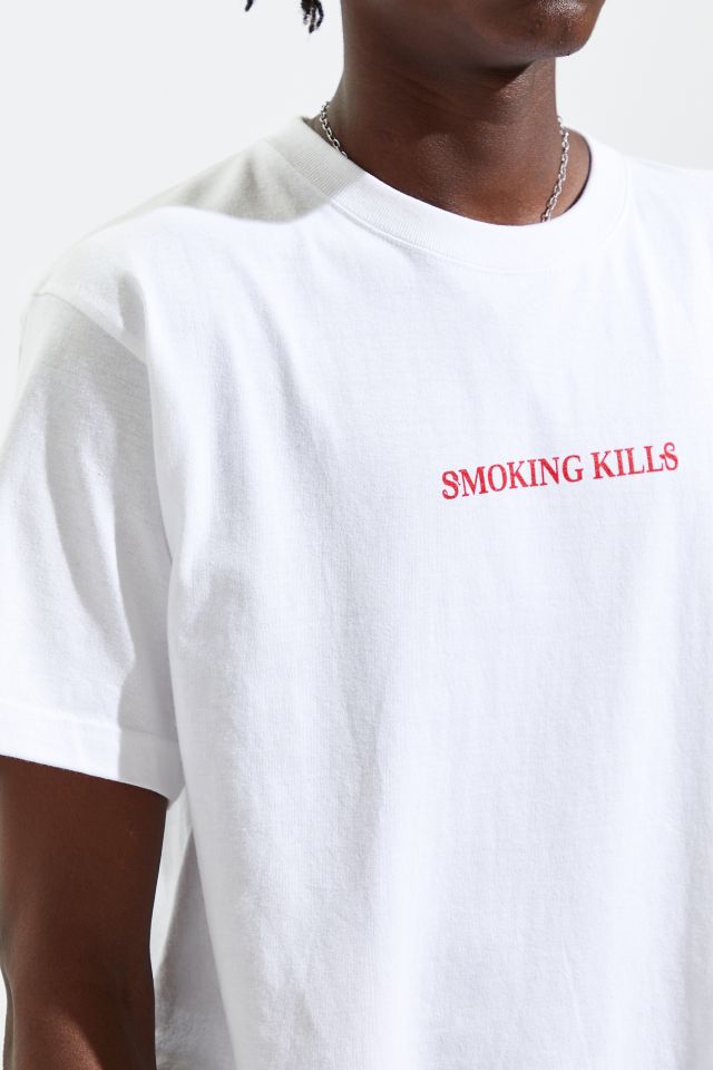 Fxxking Rabbits Smoking Kills Tee | Urban Outfitters