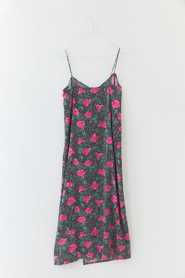 Motel Batis Animal Print Slip Maxi Dress